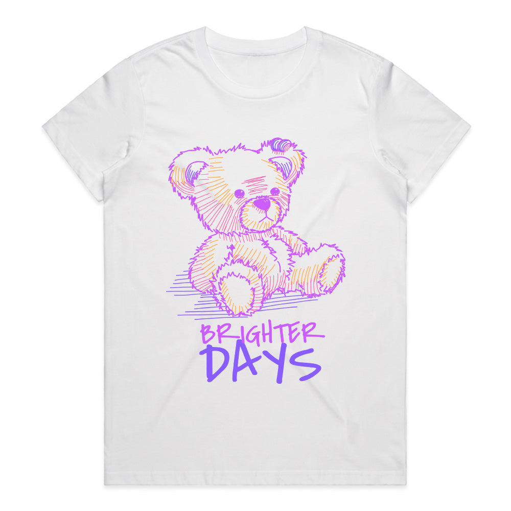 Brighter Days Bear – Neon Hope Sketch Tee
