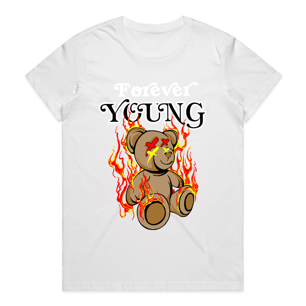Flamecub Rebellion – Forever Young Burn Tee