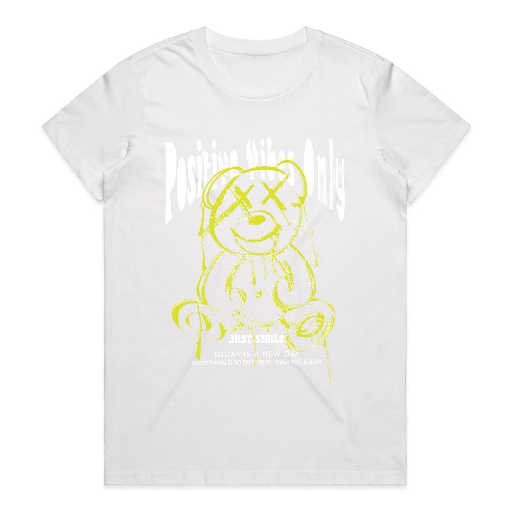 Grin & Glow – Positive Vibes Riot Tee