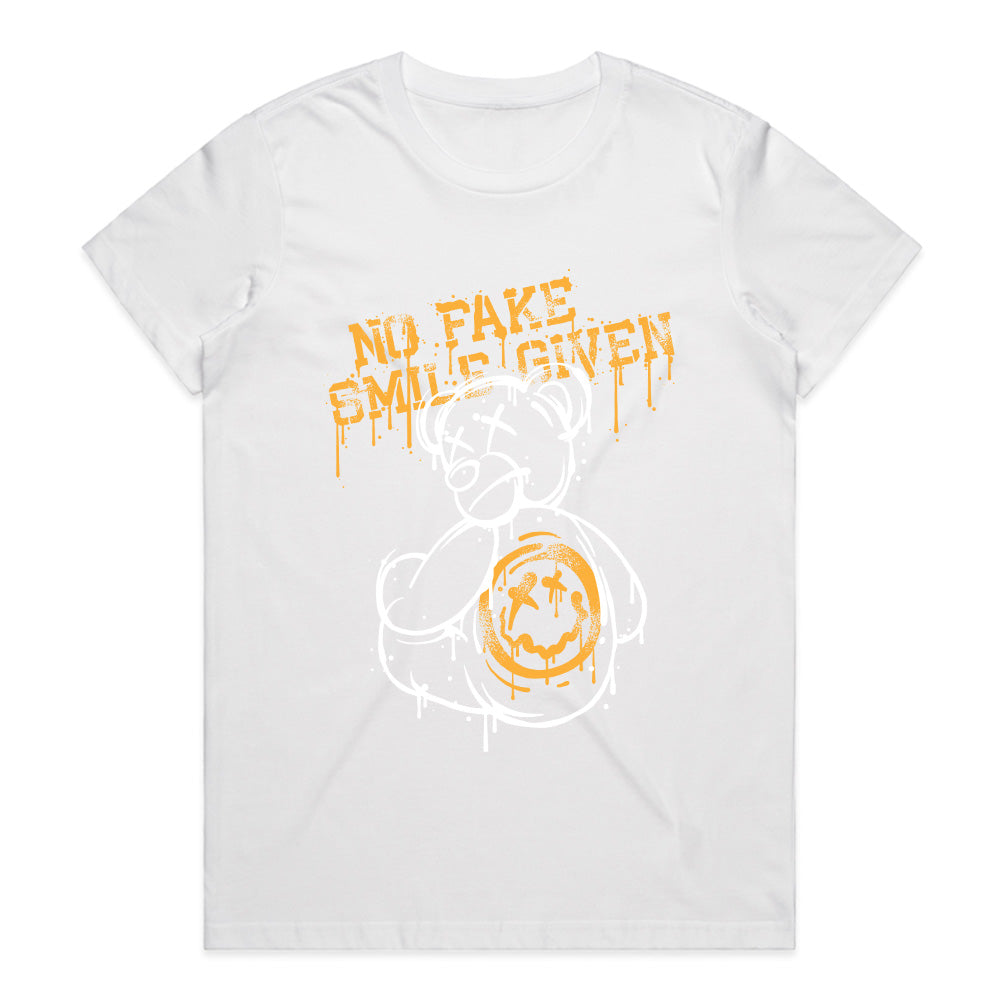 No Fake Smiles: Rebel Bear Graffiti Tee