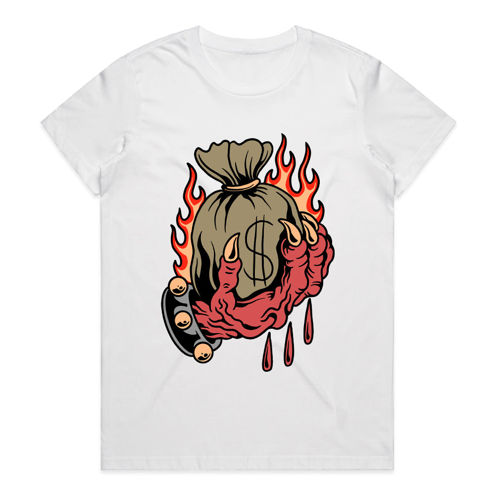 Infernal Grip: Blood Money Tee