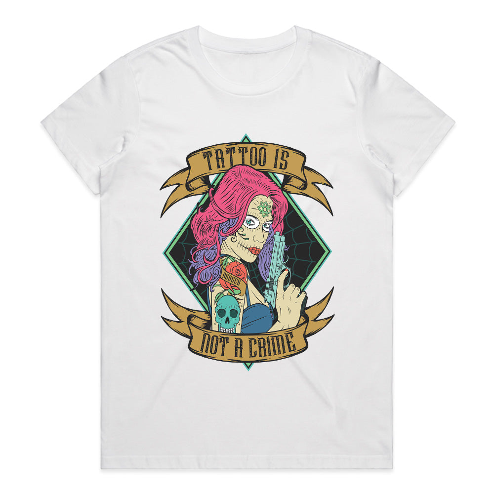 Inked Vixen: Tattoo Is Not A Crime Statement Tee