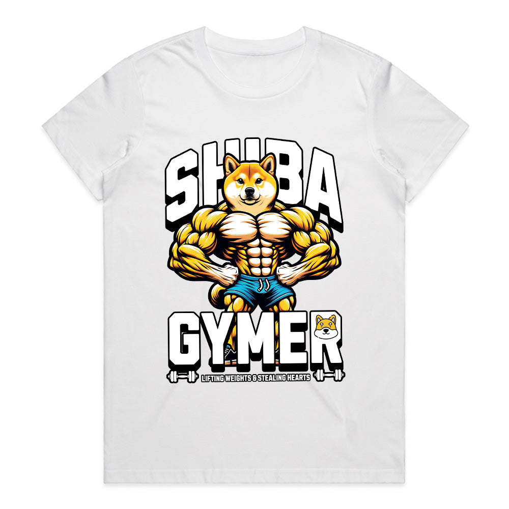 "Shuba Gymer" Funny Gym Doge T-Shirt – Lift Heavy, Steal Hearts