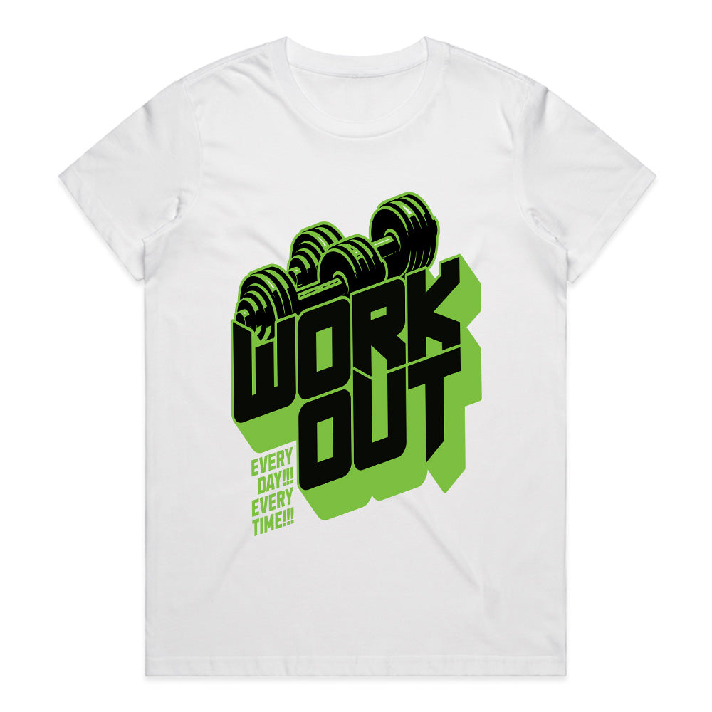 Workout Motivation Gym T-Shirt – Train Hard Every Day!