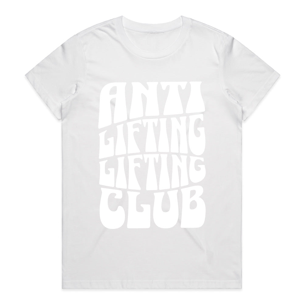 Anti-Lifting Lifting Club – Funny Gym T-Shirt | Retro Fitness Humor Tee