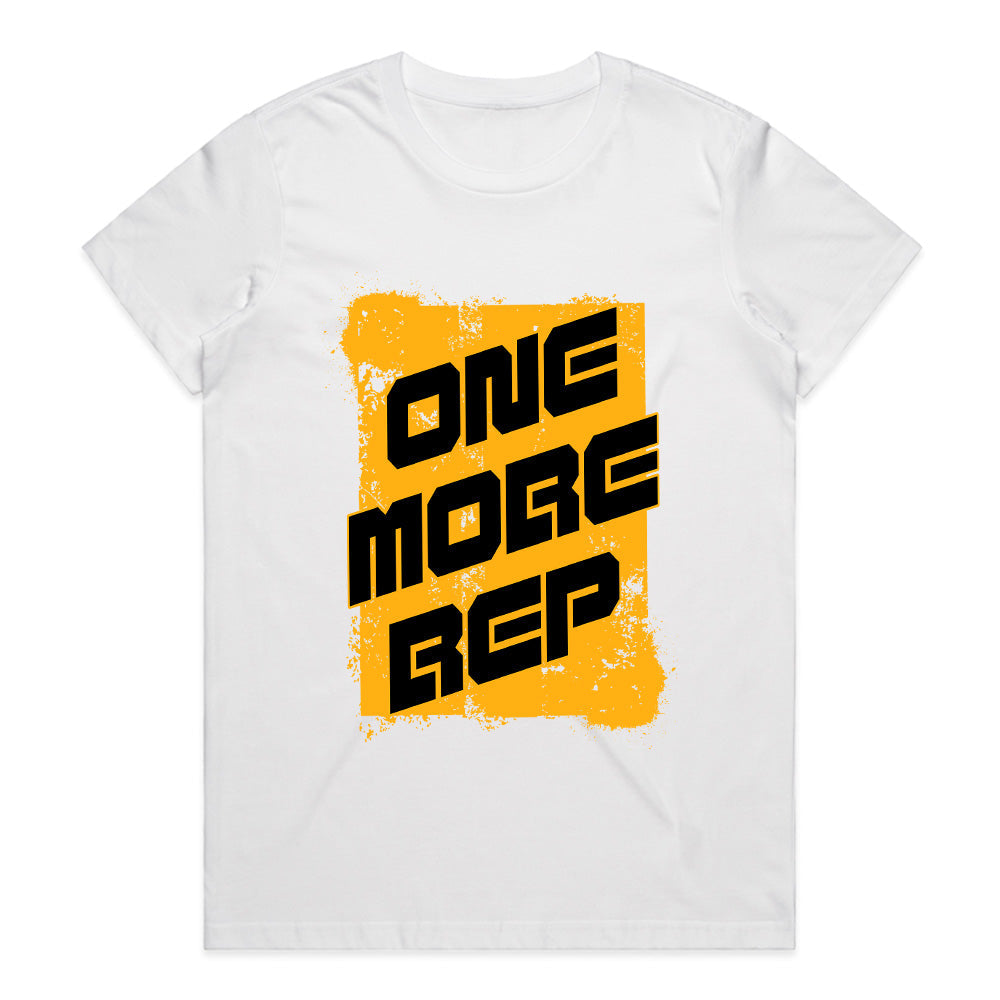 One More Rep – Motivational Gym T-Shirt | Push Beyond Limits Workout Tee