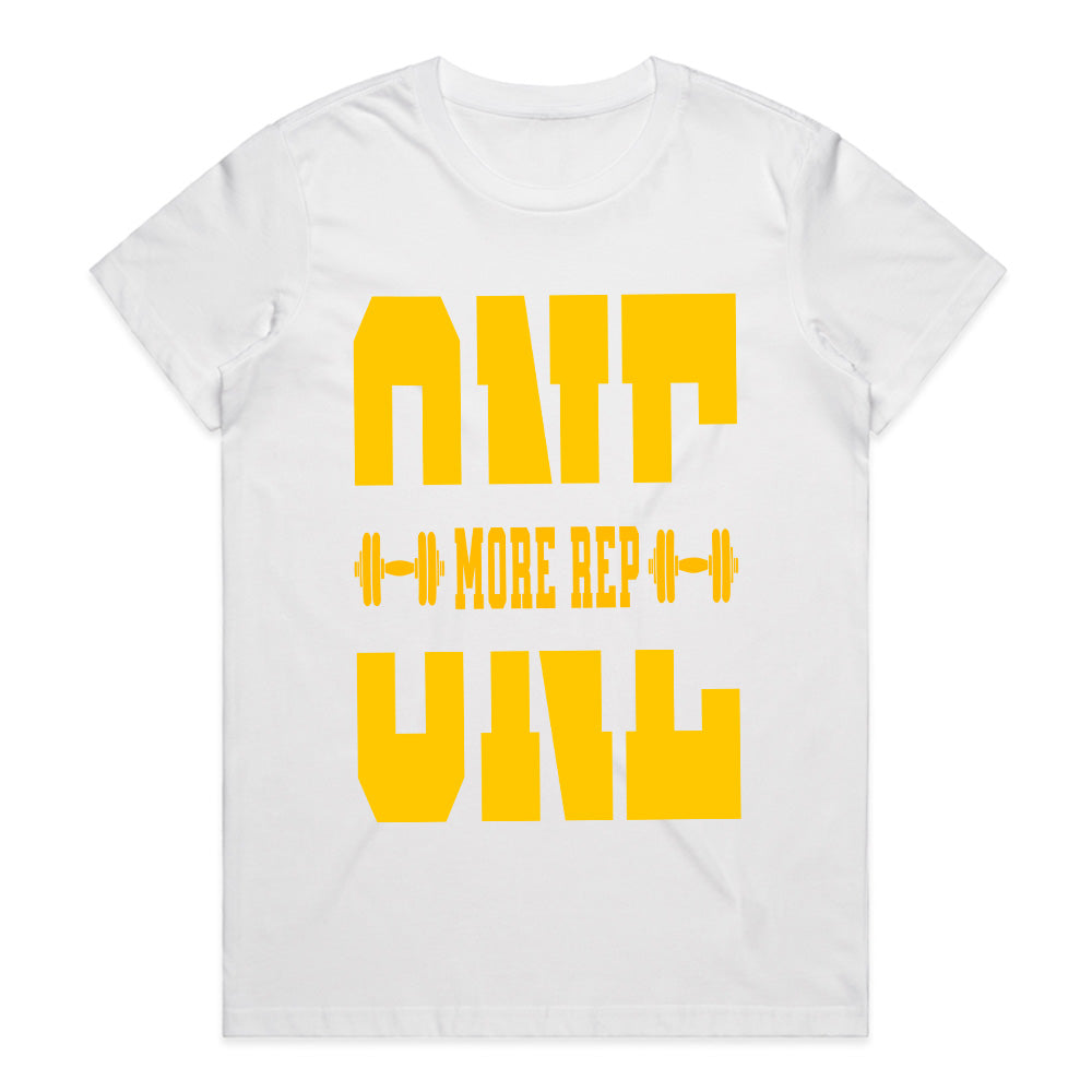 "One More Rep" Motivational Gym T-Shirt – Push Beyond Limits