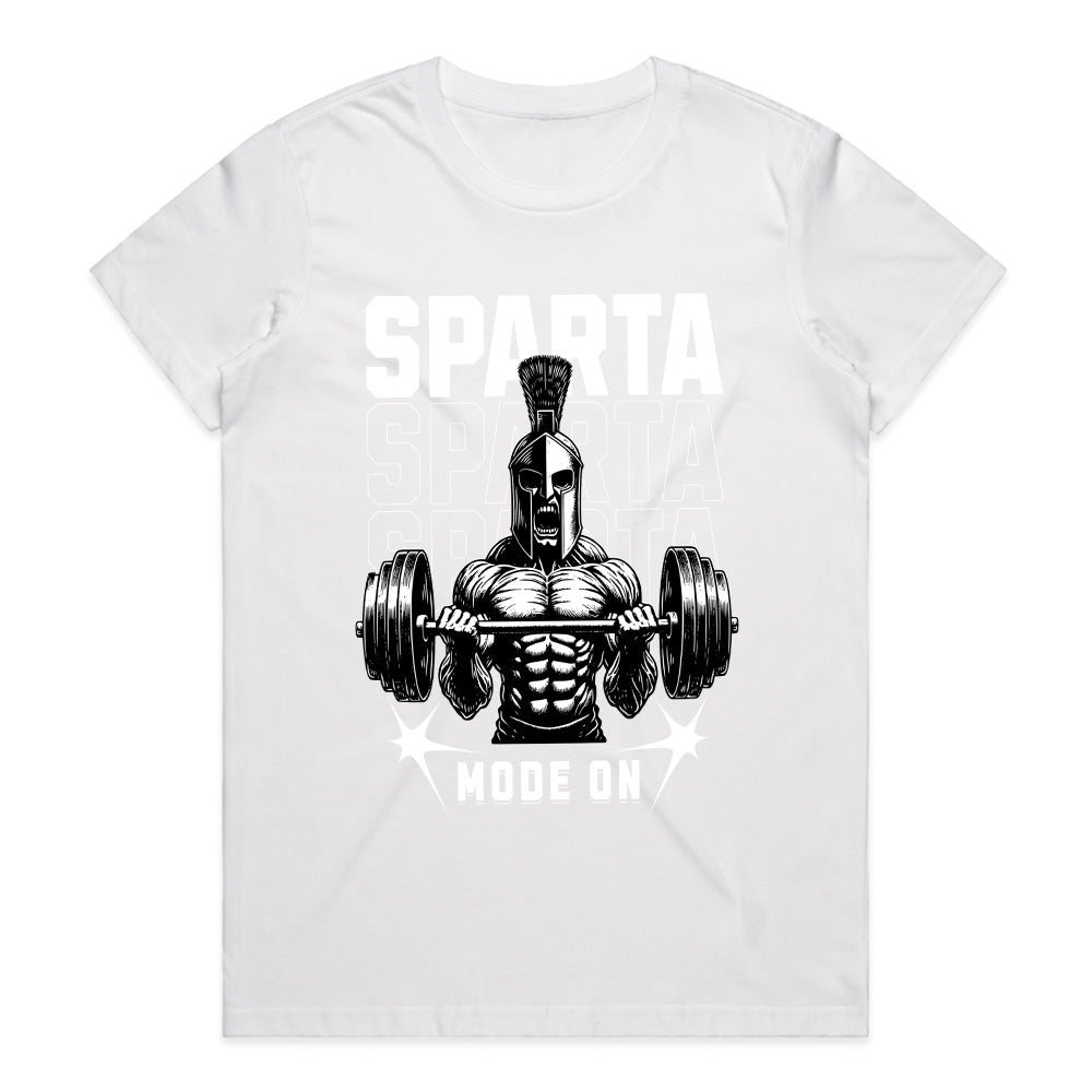 "Sparta Mode On" Warrior Gym T-Shirt – Train Like a True Spartan