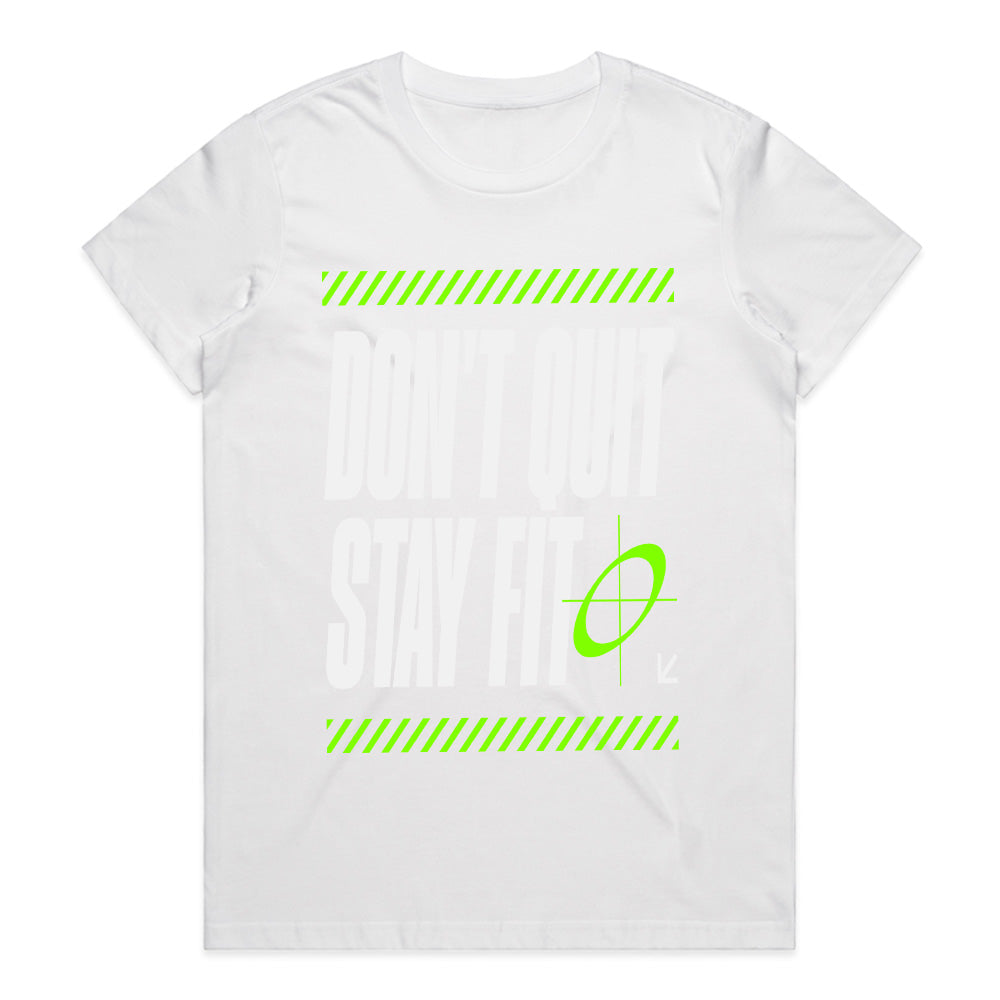 "Don't Quit Stay Fit Motivational Gym T-Shirt – Bold Fitness Apparel"