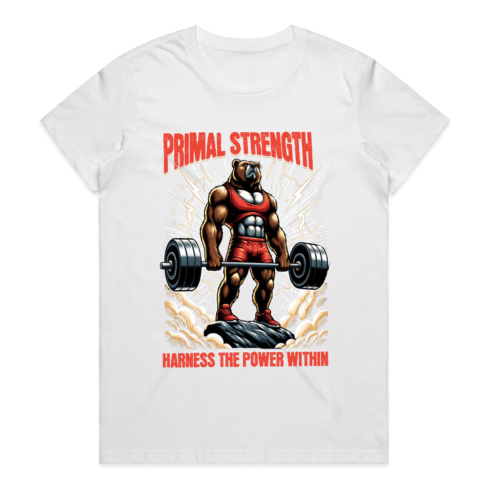 "Primal Strength" Gym T-Shirt – Harness the Power Within