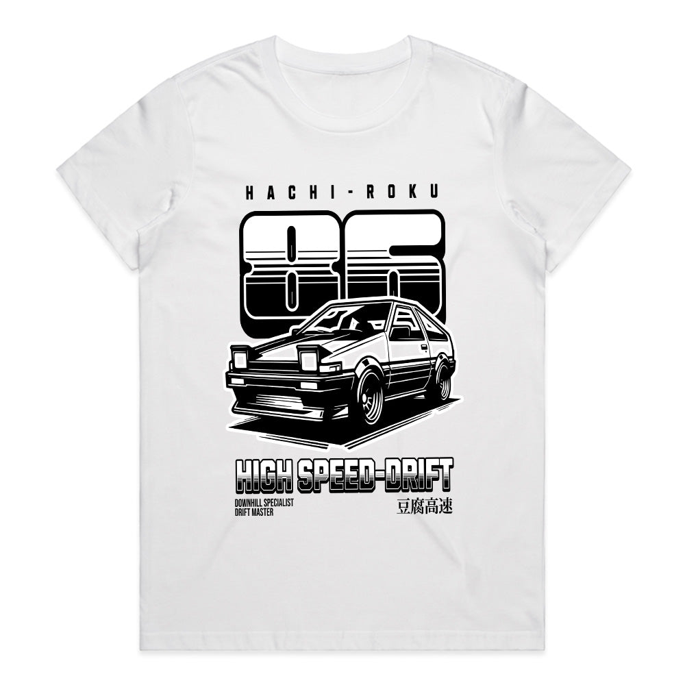 Hachi-Roku 86 High-Speed Drift T-Shirt – JDM Legend AE86 Drift Car