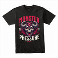 Monster Pressure T-Shirt – Dark Gothic Skull & Demon Aesthetic