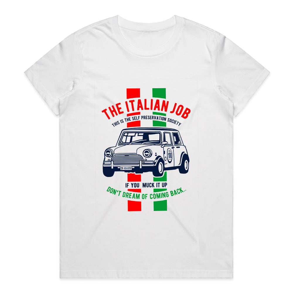 The Italian Job Classic Mini Cooper T-Shirt – Retro Heist Style!