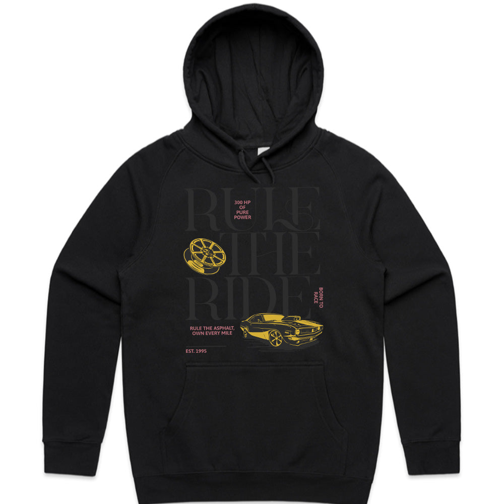 Rule the Ride – High-Performance Muscle Car Streetwear T-Shirt