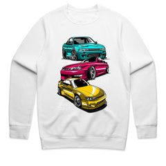 JDM Legends Nissan S-Chassis T-Shirt – S13, S14, S15 Silvia Drift Icons