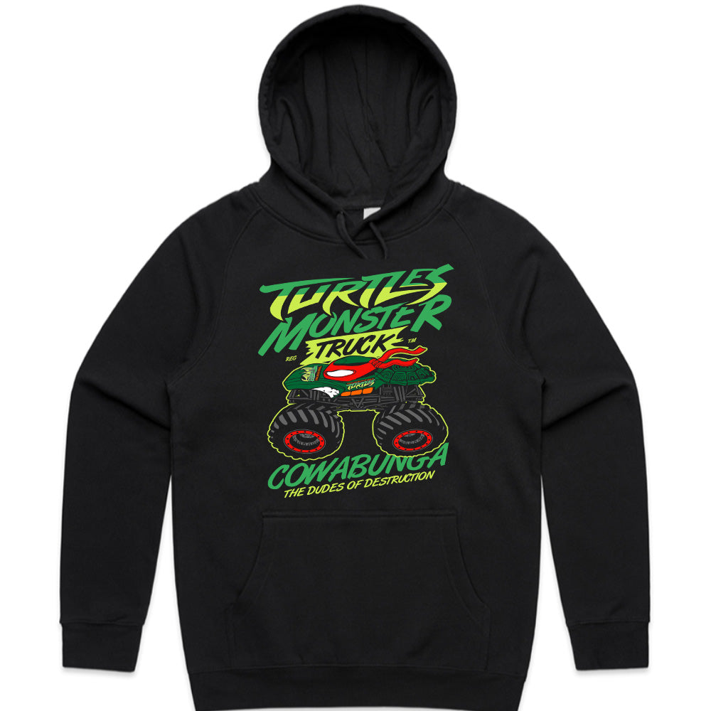 Turtle Monster Truck – Cowabunga Destruction Crew T-Shirt