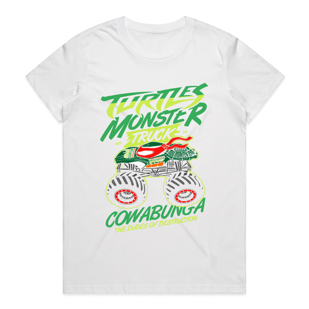 Turtle Monster Truck – Cowabunga Destruction Crew T-Shirt