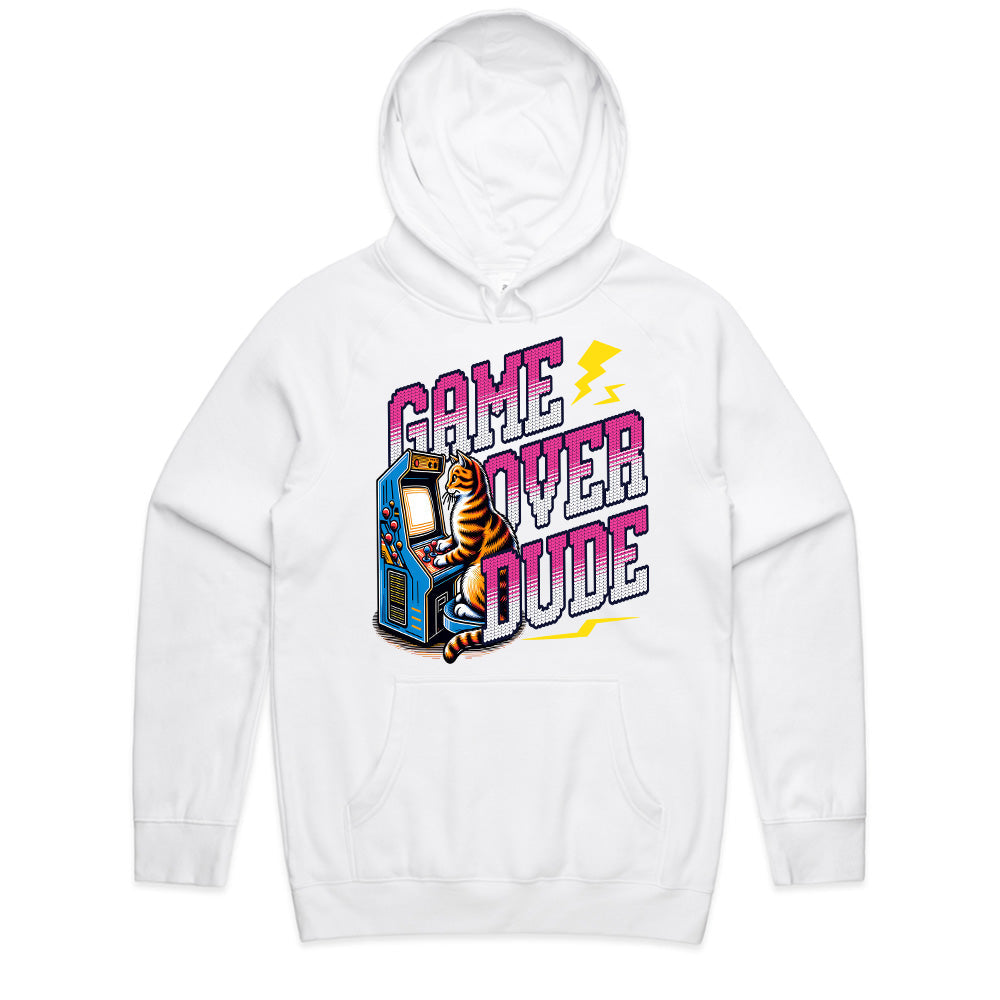 Game Over Dude - Retro Arcade Cat Gaming T-Shirt