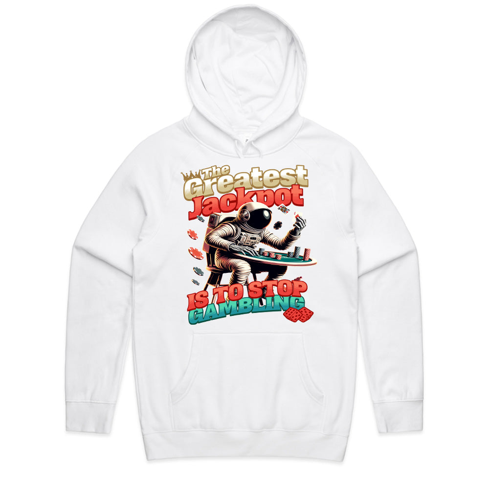 The Greatest Jackpot - Astronaut Casino Wisdom T-Shirt