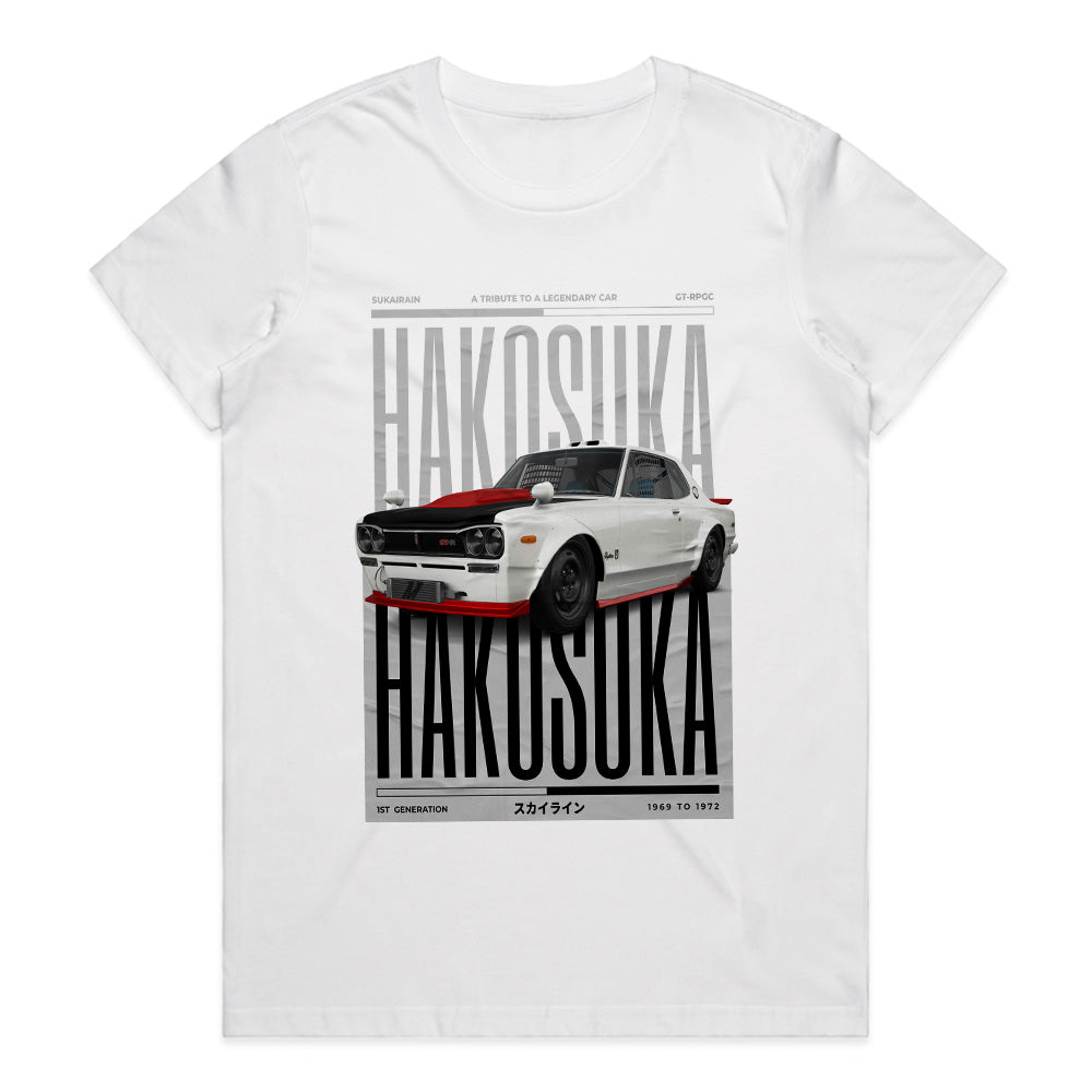Hakosuka Legend" JDM T-Shirt – Tribute to the Skyline GT-R Classic