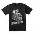 55 Gasser Hot Rod T-Shirt – Vintage Drag Racing Distressed Tee