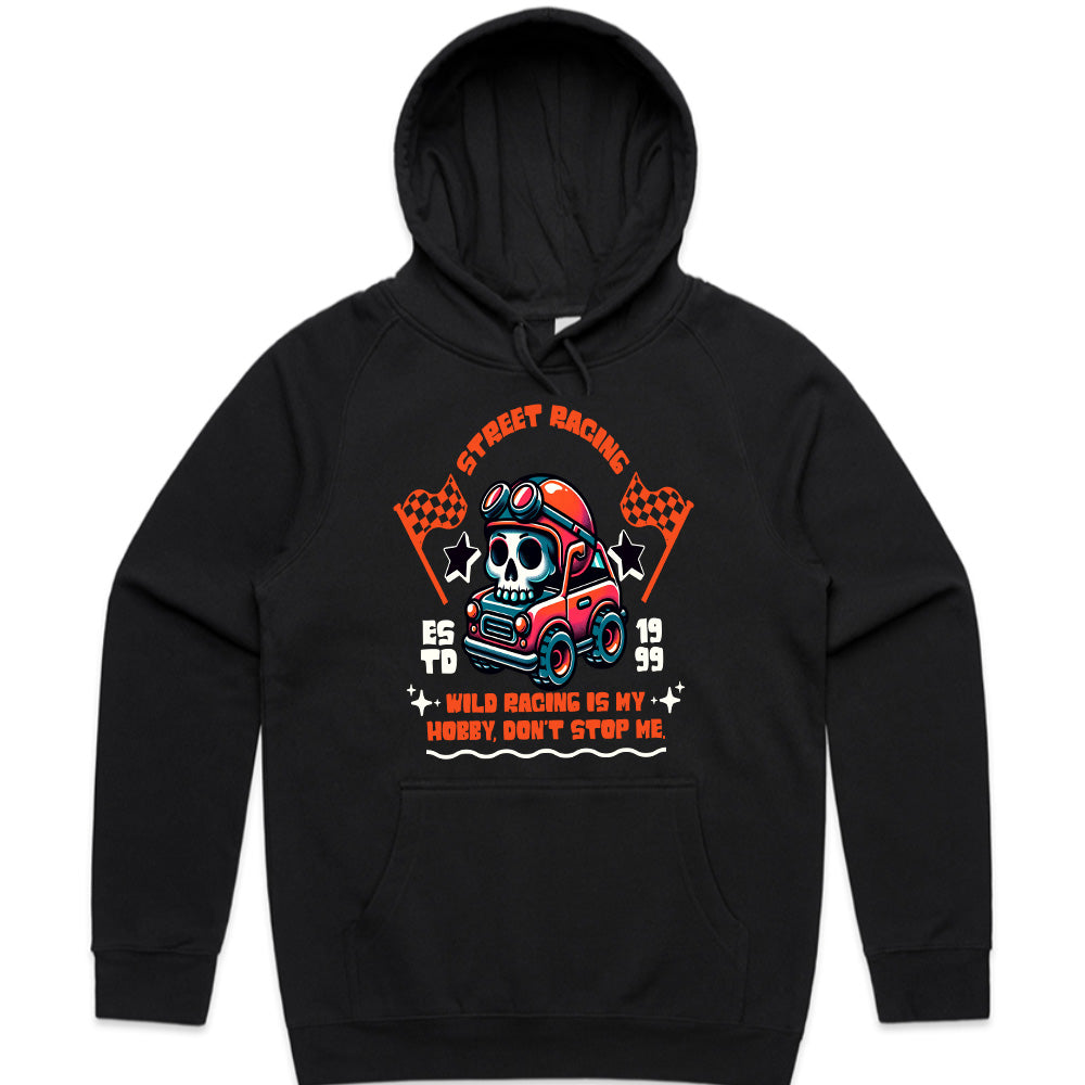 Wild Racing – Street Racer Skull Graphic T-Shirt