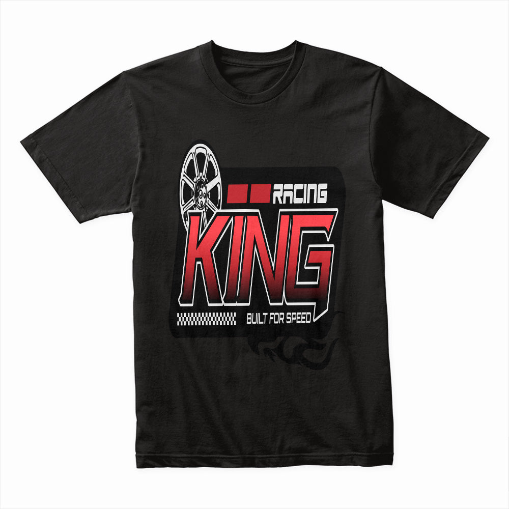 Racing King – Built for Speed Motorsport Streetwear T-Shirt