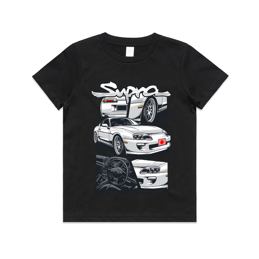 Toyota Supra A80 – Japanese Legend Manga-Style T-Shirt