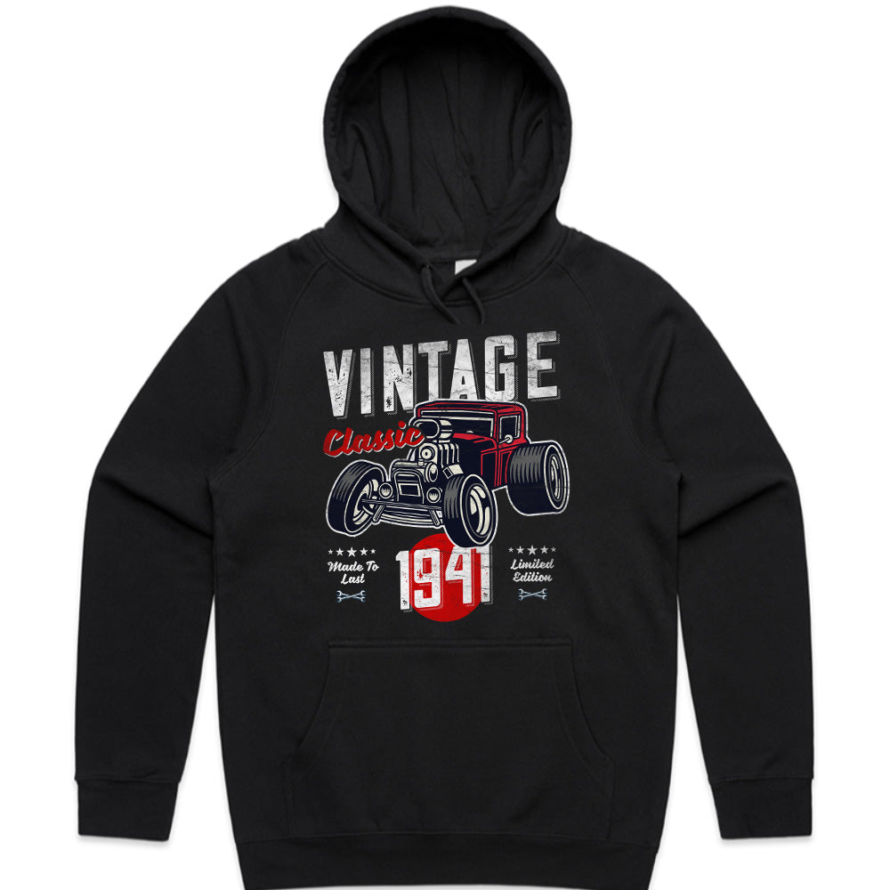 Vintage 1941 Classic Hot Rod T-Shirt – Retro Car Enthusiast Limited Edition Tee