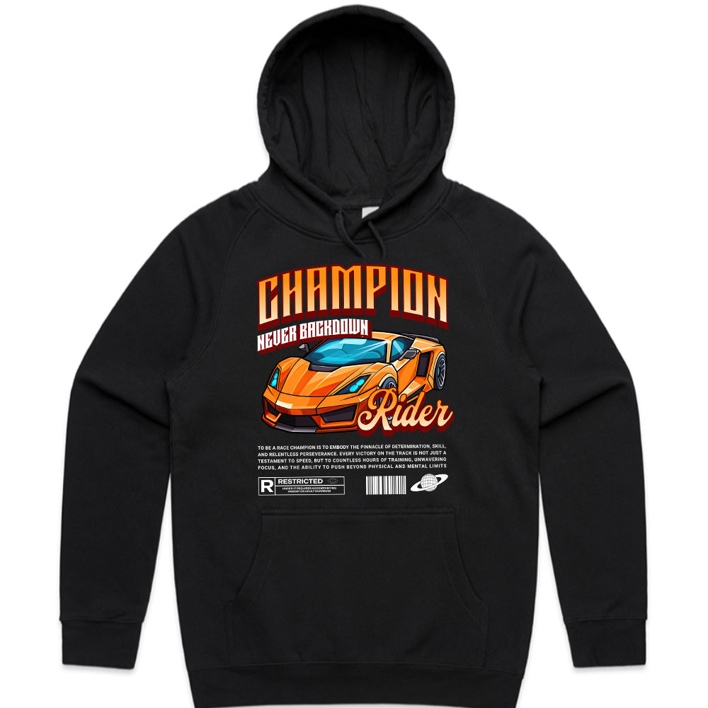 Champion Rider – Never Back Down Racing Streetwear T-Shirt