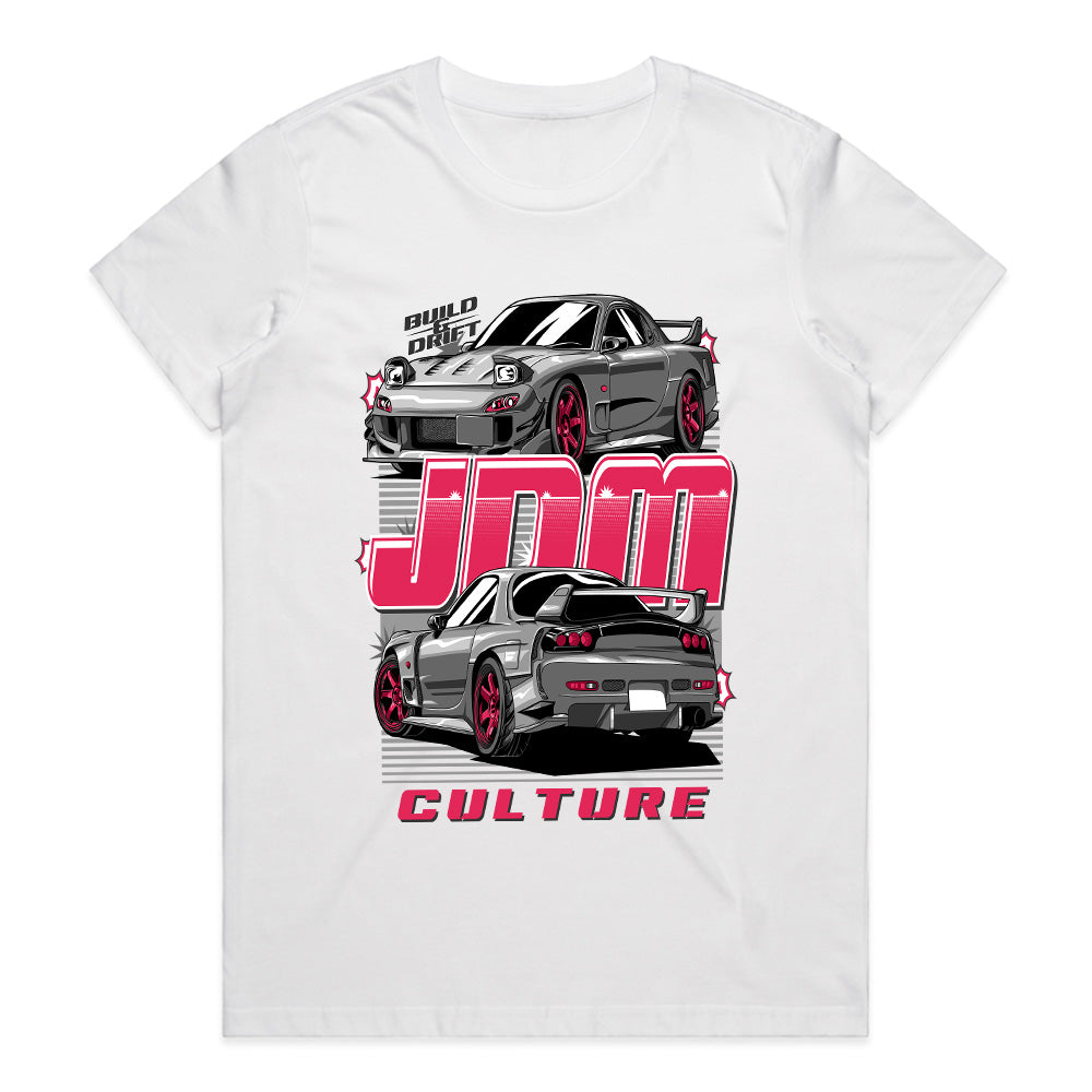 JDM Culture – Build & Drift RX-7 Tribute Tee