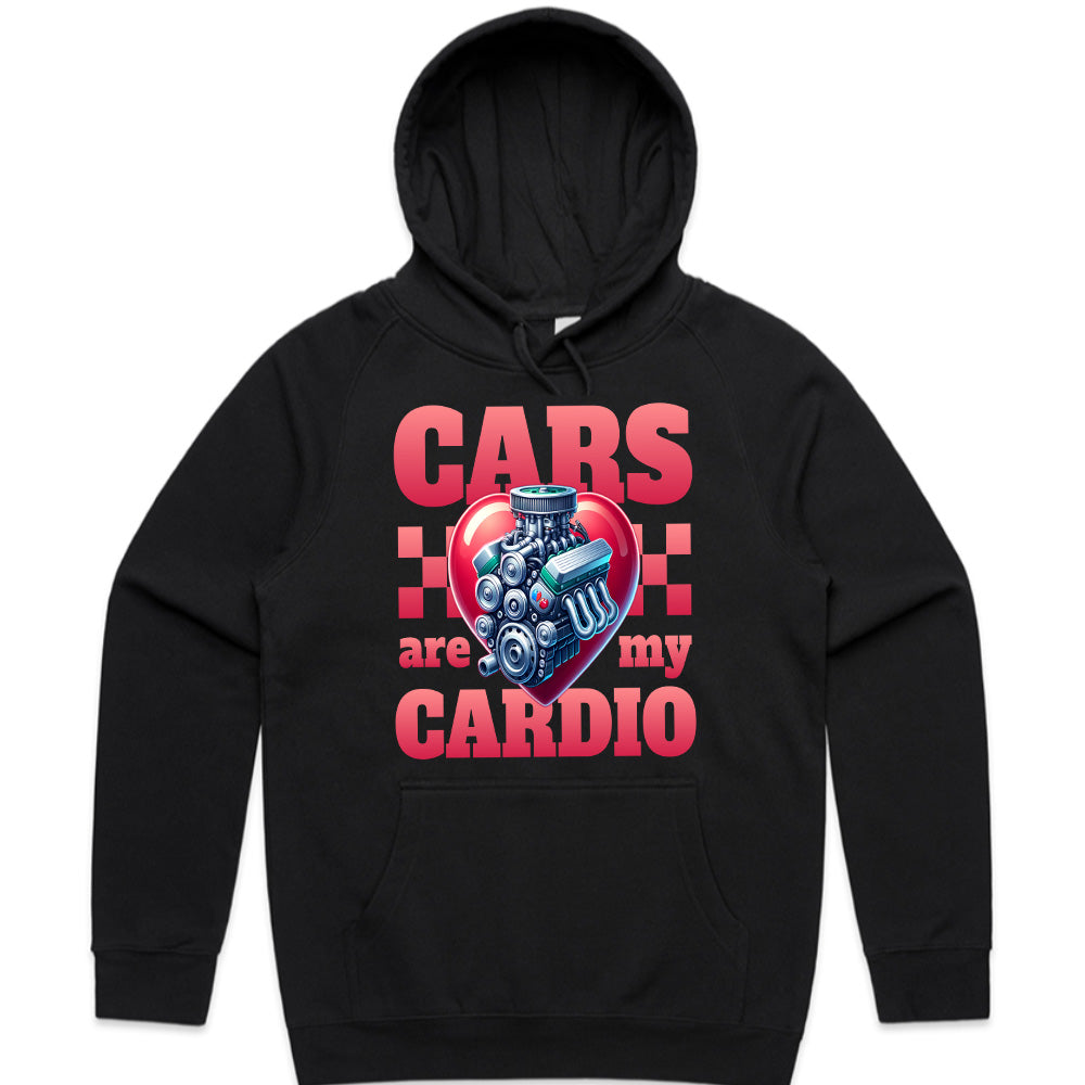 Cars Are My Cardio – Bold Automotive Enthusiast T-Shirt