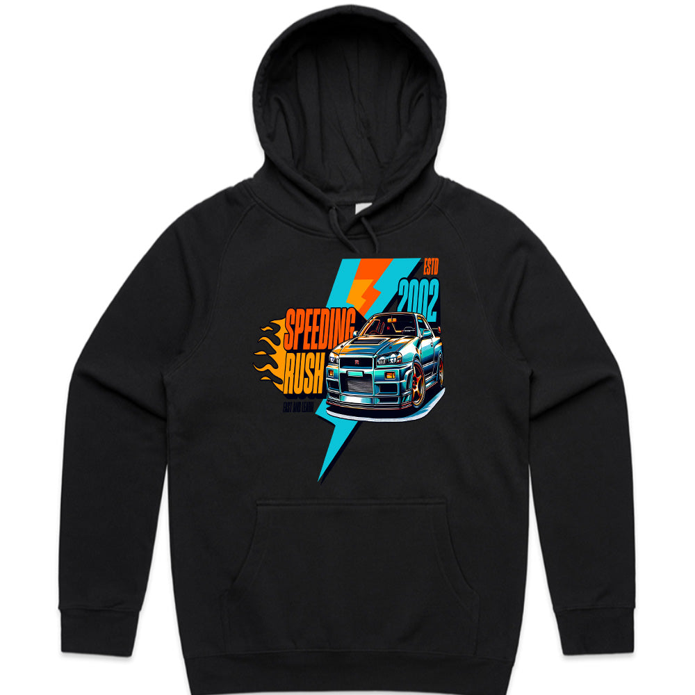 Speeding Rush – JDM Turbo Racer Streetwear T-Shirt
