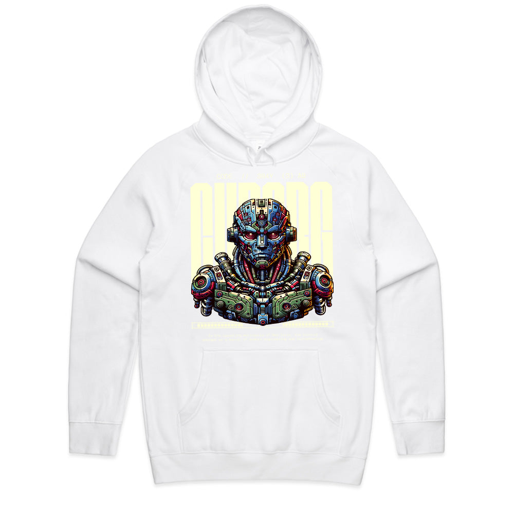 Futuristic Cybernetic Warrior T-Shirt – Sci-Fi Mech Techwear
