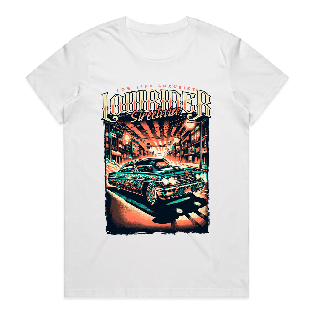 Lowrider Streetwise T-Shirt – Classic Cruising & Urban Culture