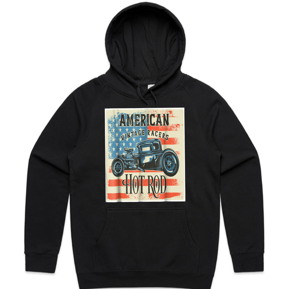 American Vintage Racers – Hot Rod Classic Car T-Shirt