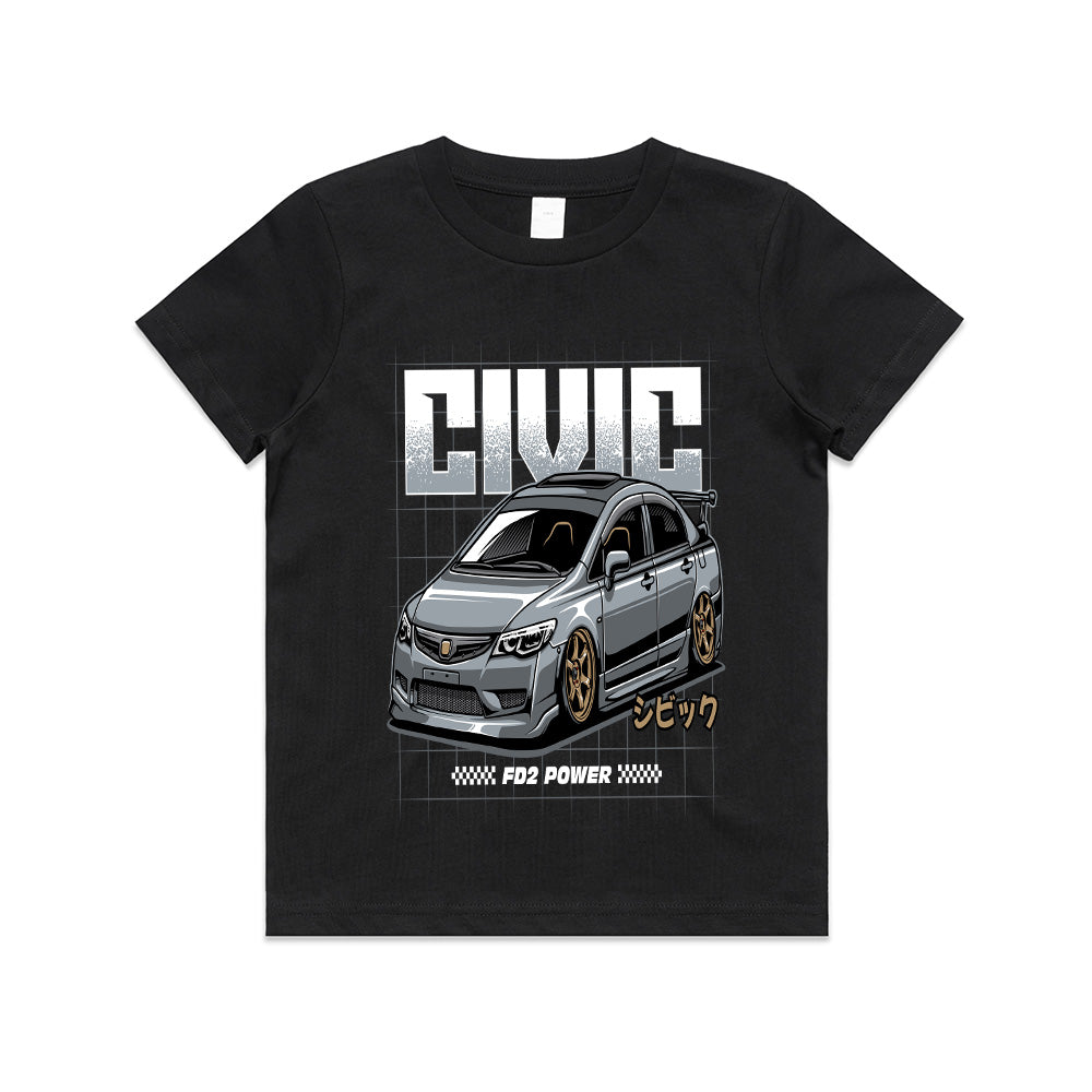 Honda Civic FD2 Power – JDM Performance T-Shirt