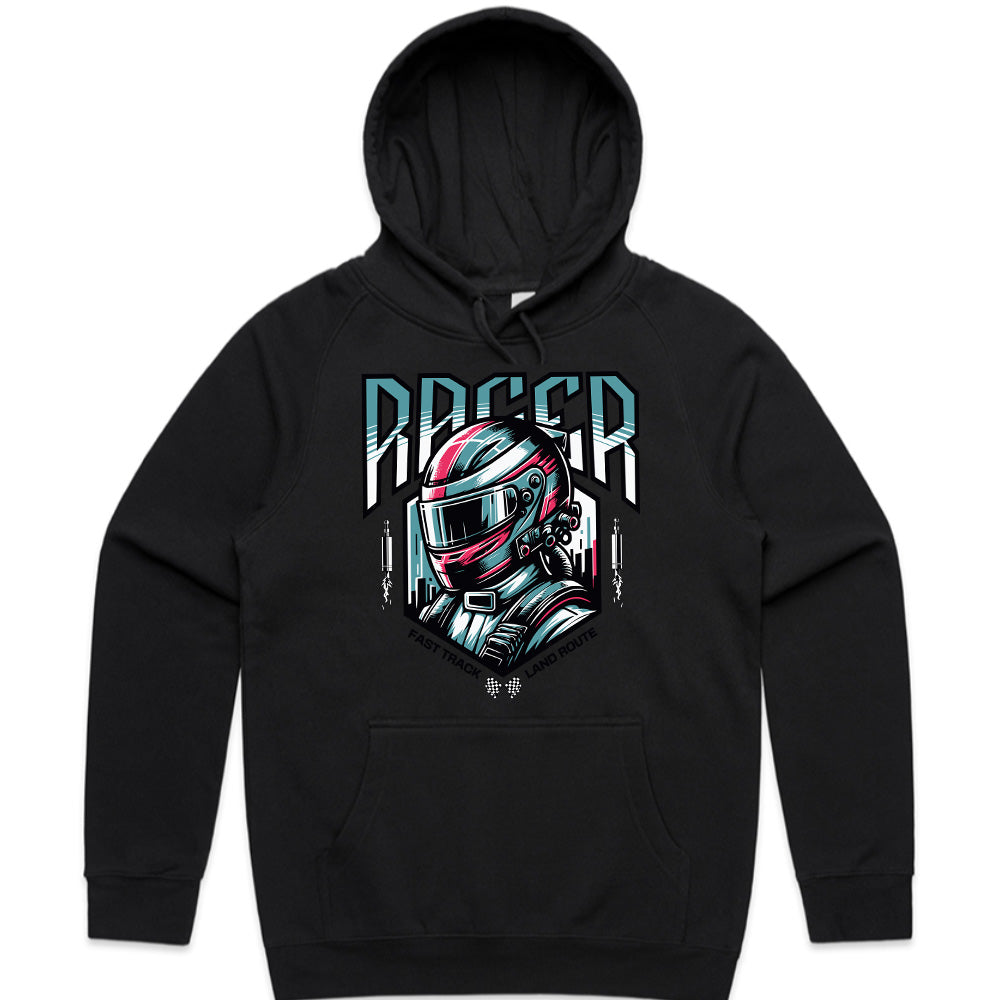 RACER – Futuristic Motorsport Warrior Streetwear T-Shirt