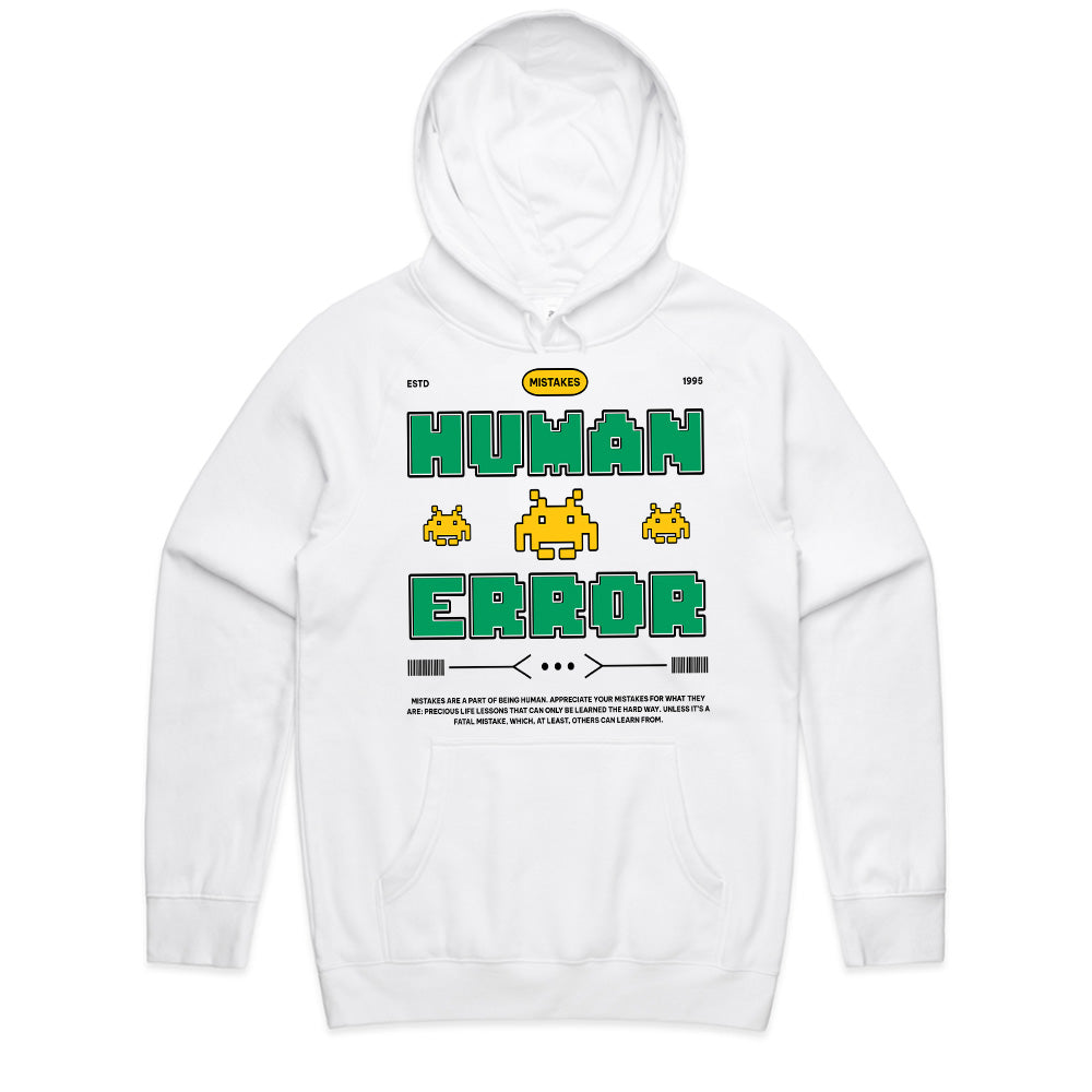 Human Error Retro Gaming T-Shirt – Classic Pixel Art Design