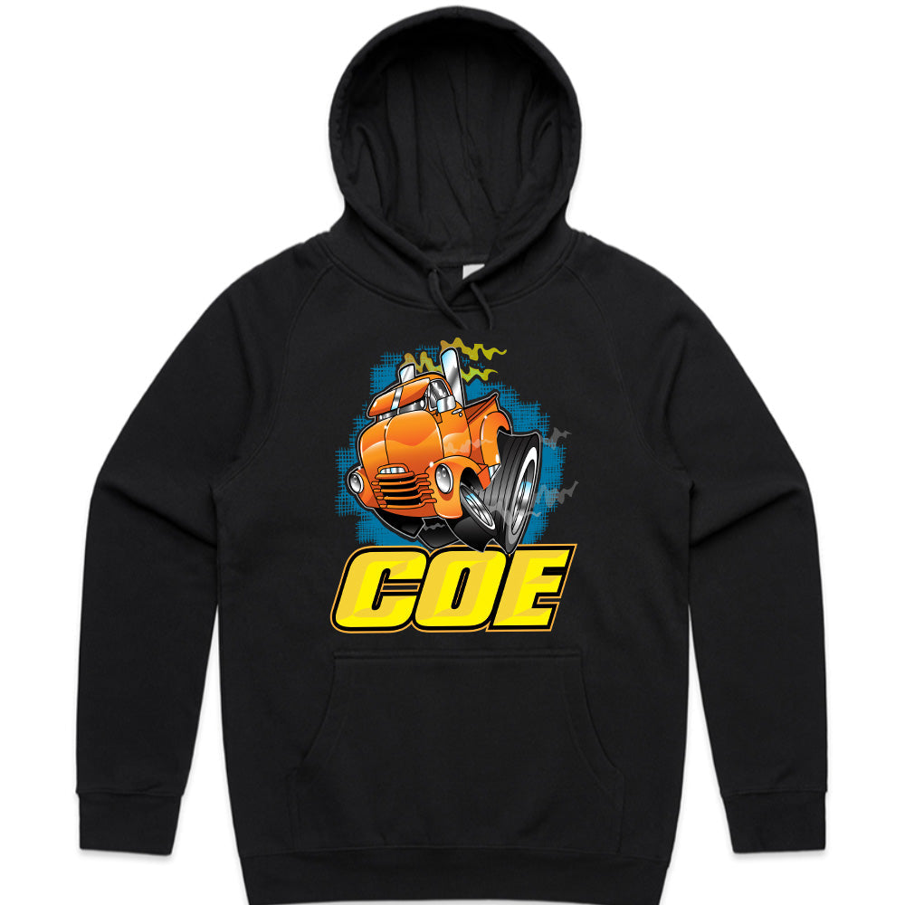 COE Vintage Hot Rod Truck – Cartoon Classic Big Rig Tee