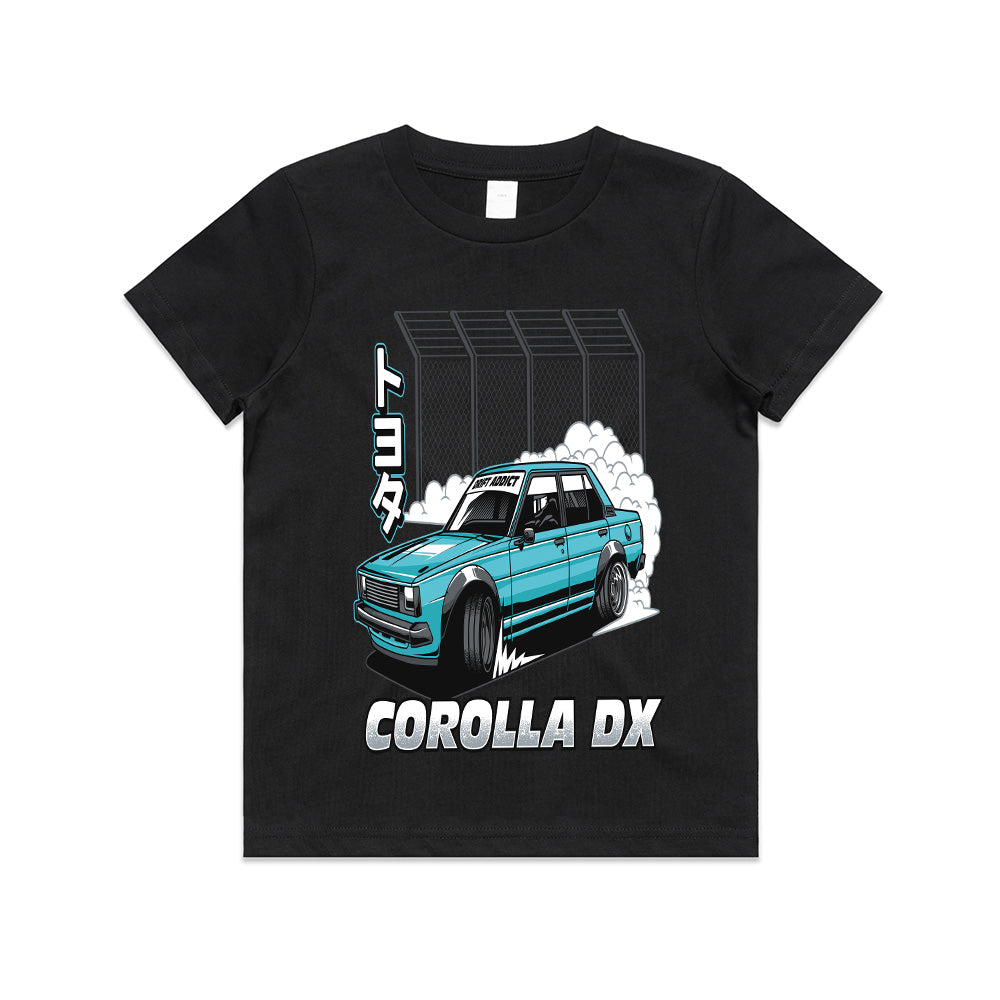 Toyota Corolla DX Drift Beast – JDM Burnout Edition T-Shirt