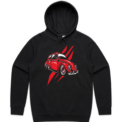 Classic Red Beetle – Vintage Car Enthusiast T-Shirt