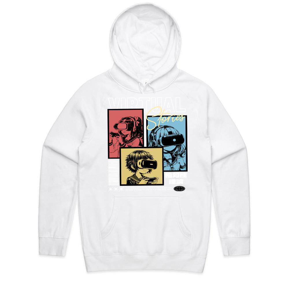 Virtual Stories T-Shirt – Anime Cyber VR Aesthetic