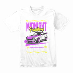 Midnight Invaders T-Shirt – JDM Street Racing & Tuner Car Enthusiast Tee