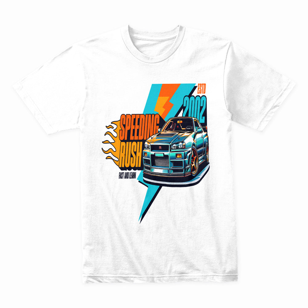 Speeding Rush – JDM Turbocharged Street Racing T-Shirt