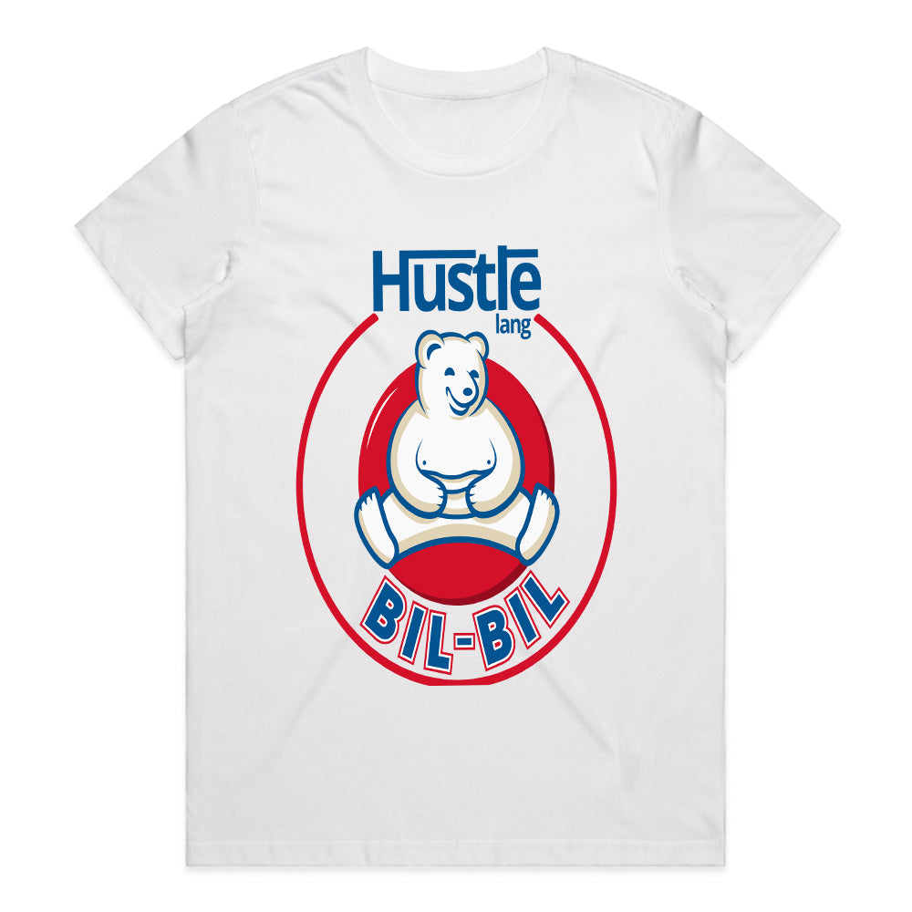 Hustle Lang Bear Graphic Tee – Fun & Playful Design for the Bold