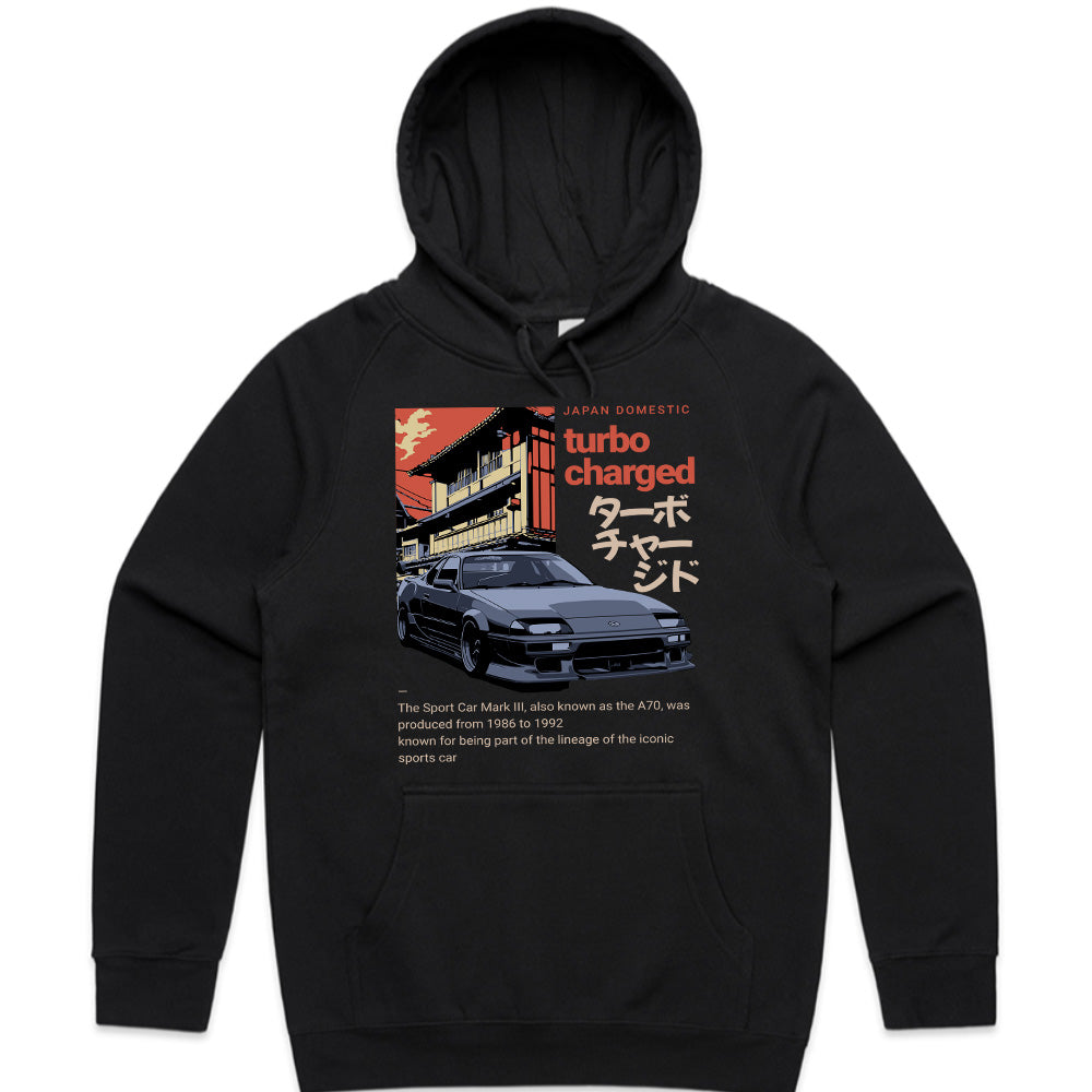 Turbo Charged – JDM A70 Street Racing T-Shirt