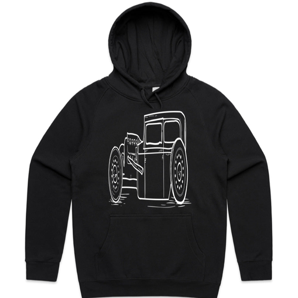 Vintage Hot Rod Rat Rod Street Fink Steampunk Car T-Shirt – Classic Automotive Art