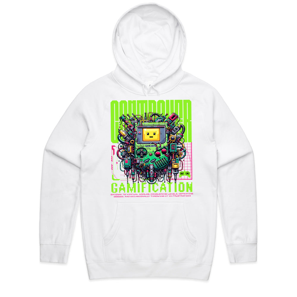 Cyberpunk "Gamification" T-Shirt – Futuristic Gaming Tech Design
