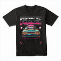 Race Rizz Retro Neon Car T-Shirt – Street Racer Aesthetic
